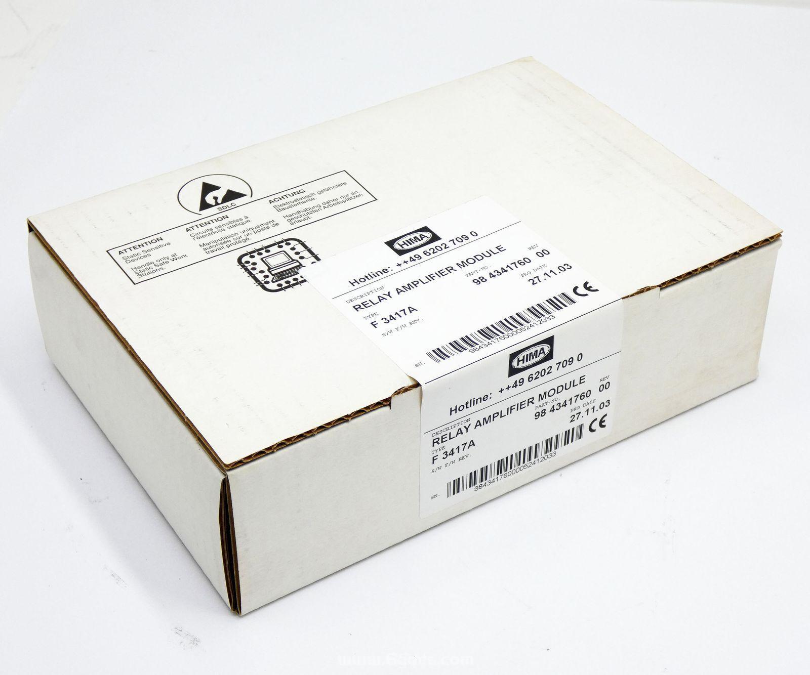 (F3417A)模块 品牌 黑马HIMA 产地德国 DCS模块 现货供应